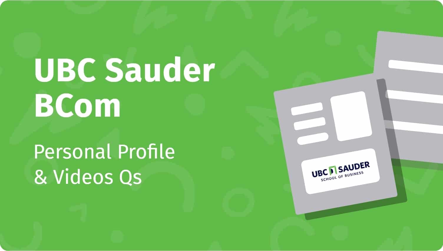 ubc sauder bcom personal profile examples